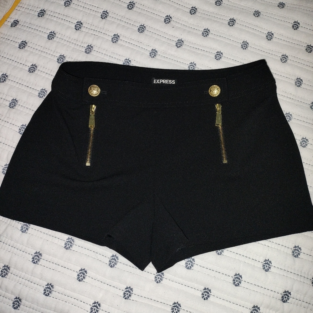 Express Women's High Waist Black Shorts